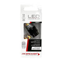 JW Speaker LED P27/7W 3157 6000K White Bulbs for Jeep Grand Cherokee WK2
