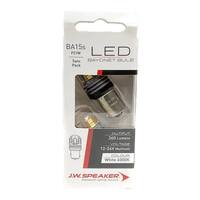 JW Speaker LED P21W BA15S S25 6000K White Bulbs