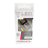JW Speaker LED P21/5W S25 BAY15d 6000K White Bulbs