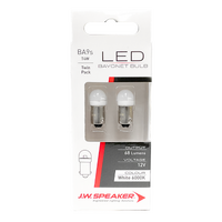 JW Speaker LED T4W BA9S 6000K White Bulbs