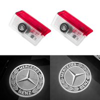 (2PCS) Mercedes Benz 4K LED Door Welcome Logo Light Unit For A-Class B-Class C-Class E-Class