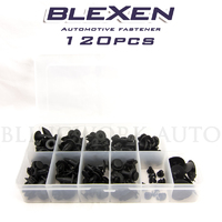 120PCS BLEXEN Plastic Clip Retainer Fastener Kit