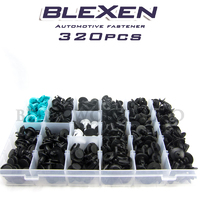 320PCS BLEXEN Plastic Panel Clip Retainer Fastener Kit