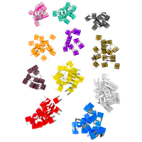 160Pcs Mixed 2 Amp - 40 Amp Mini Blade Universal Automotive Vehicle Fuse