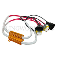 H10 HB3/9005 HB4/9006 50w 8ohm Load Resistor CANbus Error Cancel Harness