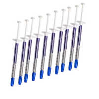 (10pcs) 0.5g Thermal Paste Heat Paste Silicone Grease Heatsink Glue High Thermal Conductivity 