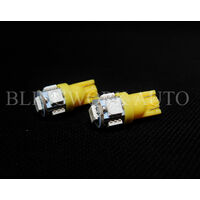 BW Amber T10 W5W SMD LED Light Bulbs