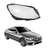 (RIGHT) Brand New Headlight Lens Cover For Mercedes-Benz C-Class W205 Pre-Facelift 2015-2017