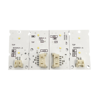(4PCS) DRL DAYTIME RUNNING CSL YELLOW LED BOARD 63117428789 63117428790 FOR BMW X1 F48 X2 F49 2014 -19