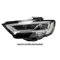 New Genuine Refurbished 8V0941033C 90104562 LEFT Full LED Headlight Assembly for 2017-2020 Audi A3 S3 RS3