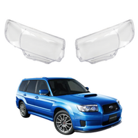 (L&R) Brand New Clear Headlight Lens Cover for Subaru Forester SG SG9 Facelift 2005-2008