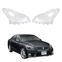 (L+R) Brand New Headlight Lens Cover For Toyota Crown GRS204 GWS204 2007-2012