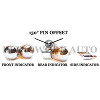 Holden VT VX VY VZ VE Commodore Silver Chrome Amber Indicator Package