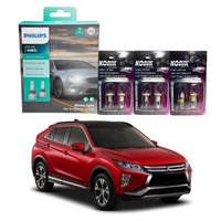 2017-2020 Mitsubishi Eclipse Cross YA LED Low Beam, Rego & Interior Light Package