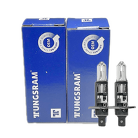 (PAIR) TUNGSRAM H1 OEM Replacement Light Bulbs 12V 55W