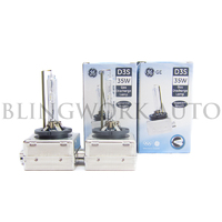 (2 PC) GE D3S Xenon WHITE XENSATION 5500K +20% Headlight Bulbs