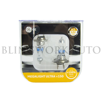 GE H7 MEGALIGHT ULTRA +150% Halogen Bulbs