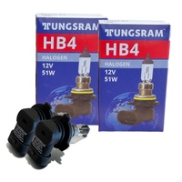 (PAIR) TUNGSRAM HB4 / 9006 OEM Replacement Light Bulb 51W P22d
