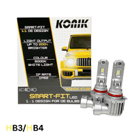 KONIK K100 HB3 9005 HB4 9006 SMART FIT LED Conversion Kit