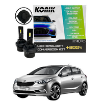 KIA Cerato YD 2013-2018 KONIK K300 +300% LED Kit H7 Low Beam 6000k Headlight Conversion Kit