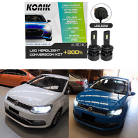 2010-2017 Volkswagen Polo 6R 6C KONIK K300 H7 6000K +300% Low Beam LED Conversion Kit