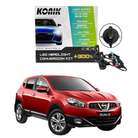 KONIK K300+300% Nissan Dualis H7 Low Beam 6000K +300% LED Conversion Kit
