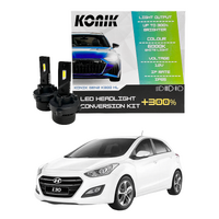 Hyundai I30 GD 2012-2017 KONIK K300 +300% LED Kit H7 Low Beam 6000k Headlight Conversion Kit