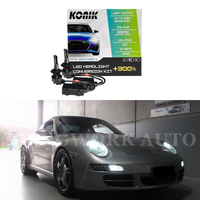 KONIK K300 H7 +300% 6000K White LED Low Beam Headlight Kit for Porsche 911 997.1