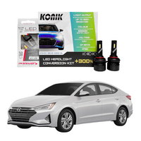 Hyundai Elantra AD 2018-2020 LED Upgrade For HB3 Low Beam & BAY15d DRL/Parker Light Package