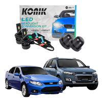 KONIK K300 Ford Falcon FG MK2 Territory H7 Low Beam 6000K +300% LED Conversion Kit