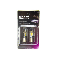 KONIK BAY9S H21W CANbus LED 6000K White Light Bulbs