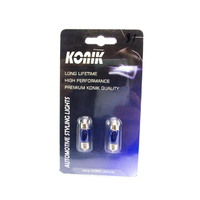 KONIK 31mm Festoon White Halogen Light Bulbs