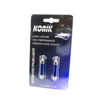 KONIK 42mm Festoon White Halogen Light Bulbs