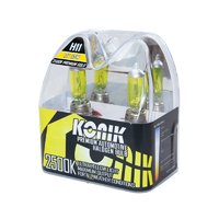 KONIK H11 Premium Gold 2500K Yellow Halogen Bulbs