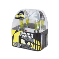 KONIK H16 Premium Gold 2500K Yellow Halogen Bulbs for Toyota