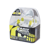KONIK H3 Premium Gold 2500K Yellow Halogen Bulbs