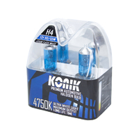 KONIK H4 Flash White 4750K White Halogen Bulbs