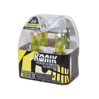 KONIK H4 Premium Gold 2500K Yellow Halogen Bulbs
