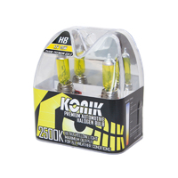 KONIK H8 Premium Gold 2500K Yellow Halogen Bulbs