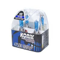KONIK H9 Flash White 4750K White Halogen Bulbs