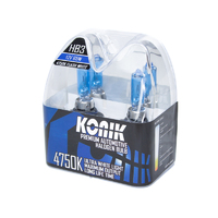 KONIK HB3/9005 Flash White 4750K White Halogen Bulbs
