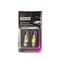 KONIK 29/30/31mm Festoon LED 6000K White Light Bulbs MAZDA CX-3 CX-5 