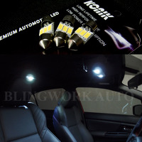 3 PCS KONIK 29/30/31mm Festoon LED 6000K White for Subaru WRX MY15+
