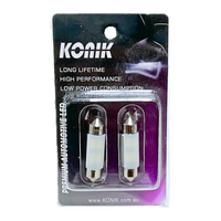 KONIK 36mm Festoon LED 6000K White Light Bulbs