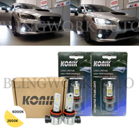 MY15-17 Subaru Impreza WRX STI FORD MUSTANG KONIK P13W DRL + H8 LED Fog Light
