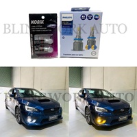 KONIK P13W DRL + Philips H8 WHITE & YELLOW Dual Colour LED Fog Light for MY15+ Mustang & Subaru WRX STI