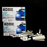 KONIK LED H15+H7 White DRL Headlight Low High Beam Conversion Kit for MY11-20 Volkswagen AMAROK