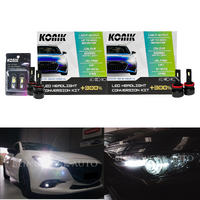 KONIK LED H11 HB3 +300% 6000K Conversion Kit for 2013+ Mazda 3 CX3 CX5