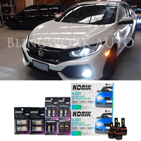 2016+ Honda FK FC Civic LED H11 H11 Low Beam Fog Reverse Indicator Interior Light Upgrade Kit