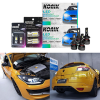KONIK H7 LED Kit Low & High Beam REGO Reverse Light for Renault Megane RS MK3